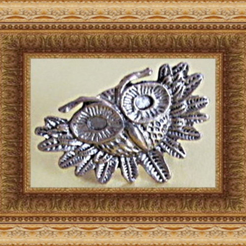 Antique Owl Design Ring Size 6.5 & Adjustable
